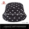 Professional Custom Printed Blue Bucket hat